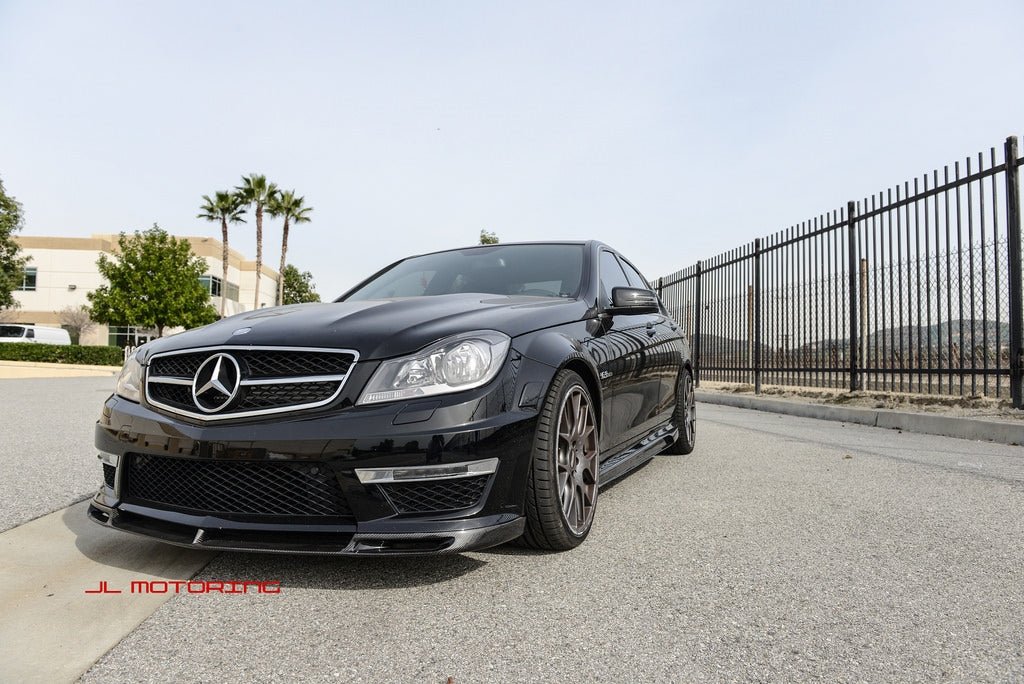 Mercedes W204 C63 AMG Carbon Fiber Side Skirts | JL Motoring