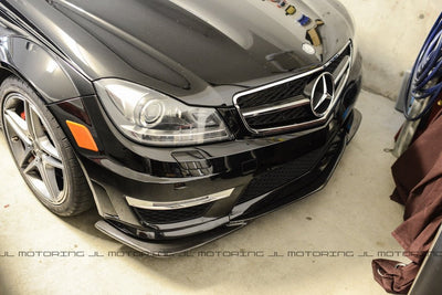 Mercedes Benz W204 LCI C63 AMG Carbon Fiber Front Lip - JL Motoring