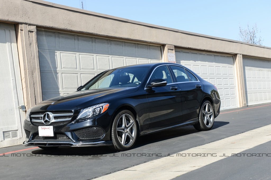 Mercedes Benz W205 C300 C450 AMG C43 Carbon Fiber Front Lip - JL Motoring