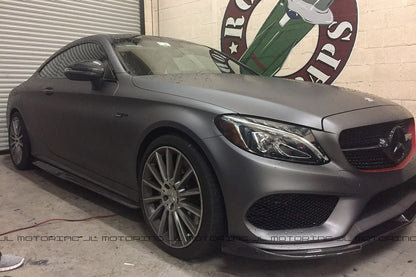 Mercedes Benz W205 C300 C450 AMG C43 Carbon Fiber Front Lip - JL Motoring