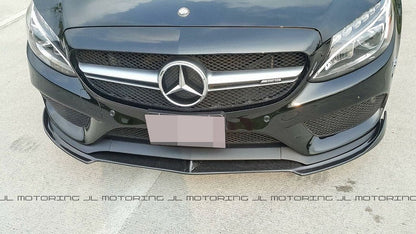 Mercedes Benz W205 C300 C450 AMG C43 Carbon Fiber Front Lip - JL Motoring