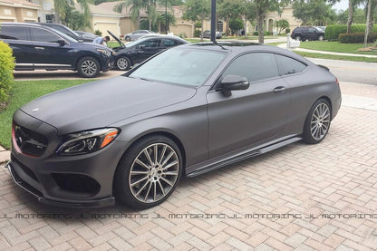 Mercedes Benz W205 C300 C450 AMG C43 Carbon Fiber Front Lip - JL Motoring