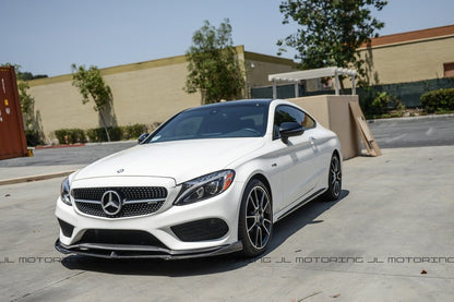 Mercedes Benz W205 C300 C450 AMG C43 Carbon Fiber Front Lip - JL Motoring
