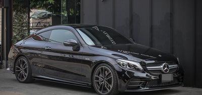 Mercedes Benz W205 C300 C450 C43 C63 AMG Carbon Fiber Side Skirts - JL Motoring