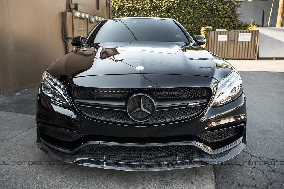 Mercedes Benz W205 C63 C63S AMG Carbon Fiber Front Lip - JL Motoring
