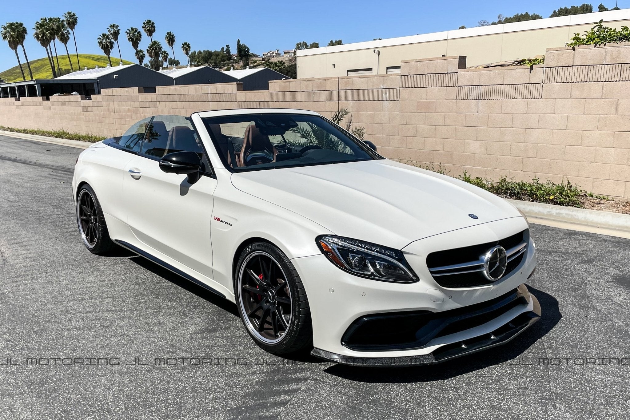 Mercedes Benz W205 C63 C63S AMG Carbon Fiber Front Lip - JL Motoring
