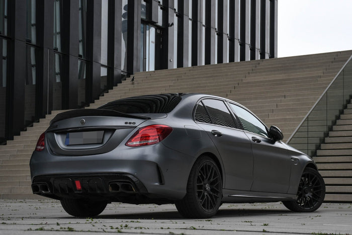 Mercedes Benz W205 C63 C63S AMG Carbon Fiber Rear Diffuser - JL Motoring