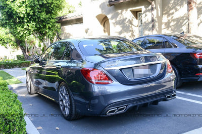 Mercedes Benz W205 C63 C63S AMG Carbon Fiber Rear Diffuser - JL Motoring