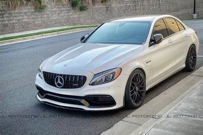 Mercedes Benz W205 C63 C63S AMG Edition 1 Carbon Fiber Front Lip - JL Motoring