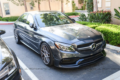 Mercedes Benz W205 C63 C63S AMG Edition 1 Carbon Fiber Front Lip - JL Motoring