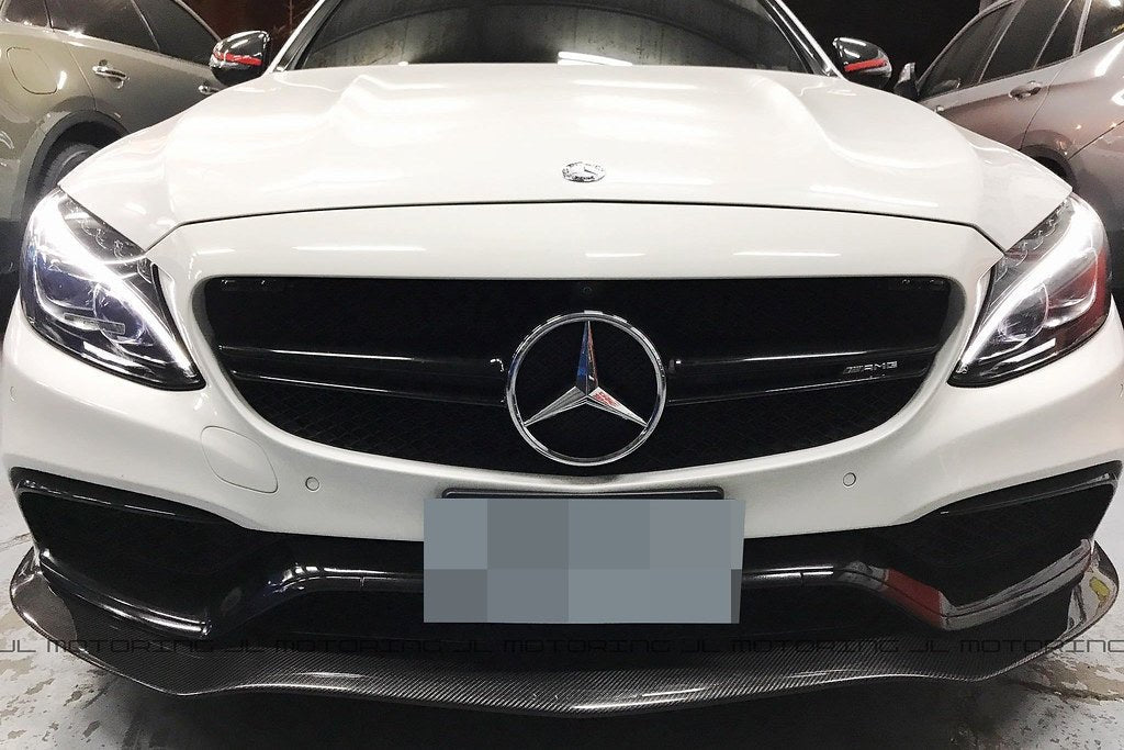 Mercedes Benz W205 C63 C63S AMG GTX Carbon Fiber Front Lip - JL Motoring