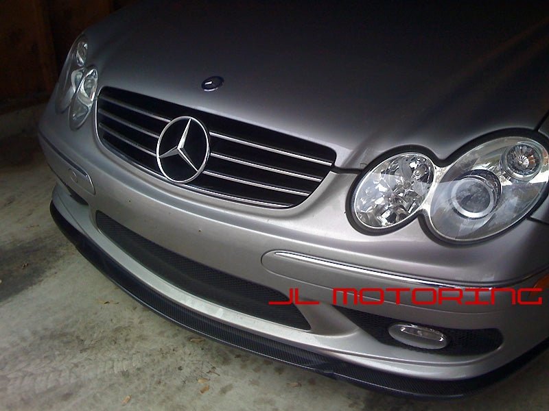 Mercedes Benz W209 CLK 550 AMG Carbon Fiber Front Lip - JL Motoring