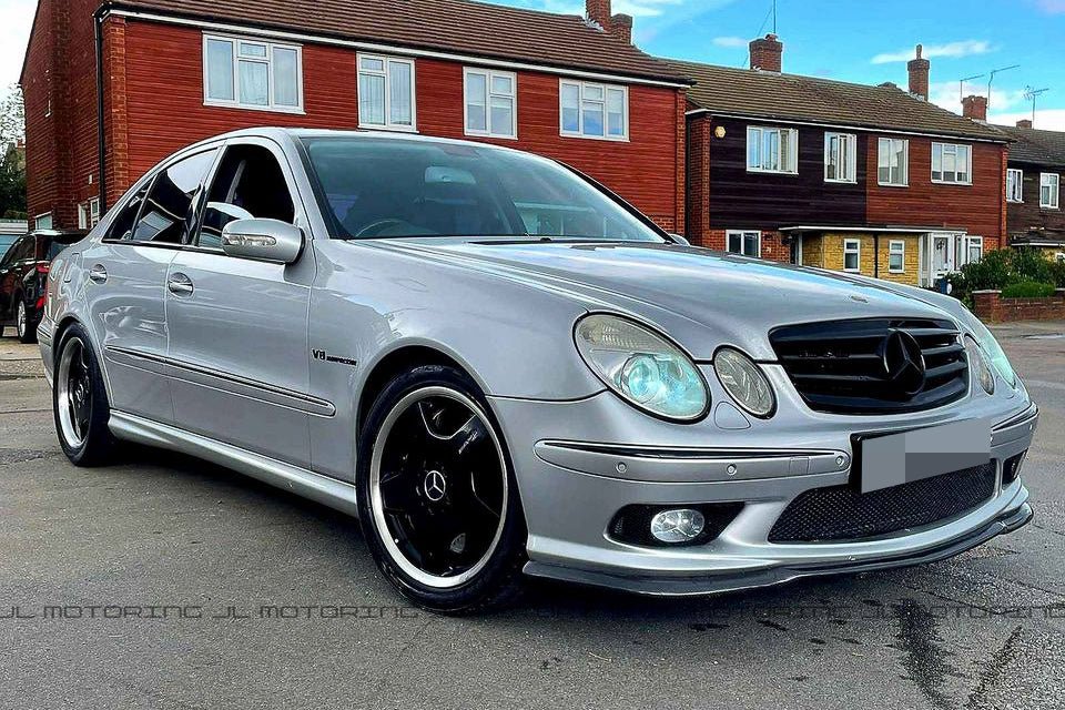 Mercedes Benz W211 E55 AMG Carbon Fiber Front Lip - JL Motoring