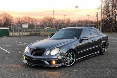 Mercedes Benz W211 E55 E63 AMG Carbon Fiber Side Skirts - JL Motoring