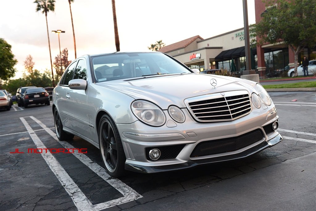 Mercedes Benz W211 E63 AMG Carbon Fiber Front Lip - JL Motoring