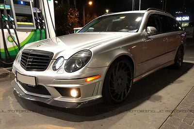 Mercedes Benz W211 E63 AMG Carbon Fiber Front Lip - JL Motoring