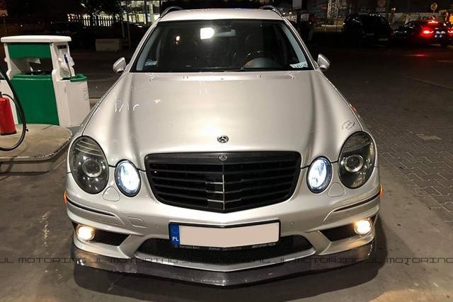 Mercedes Benz W211 E63 AMG Carbon Fiber Front Lip - JL Motoring