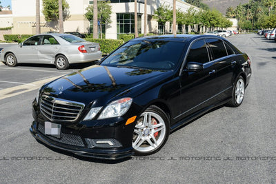 Mercedes Benz W212 E350 E550 Carbon Fiber Front Lip - JL Motoring