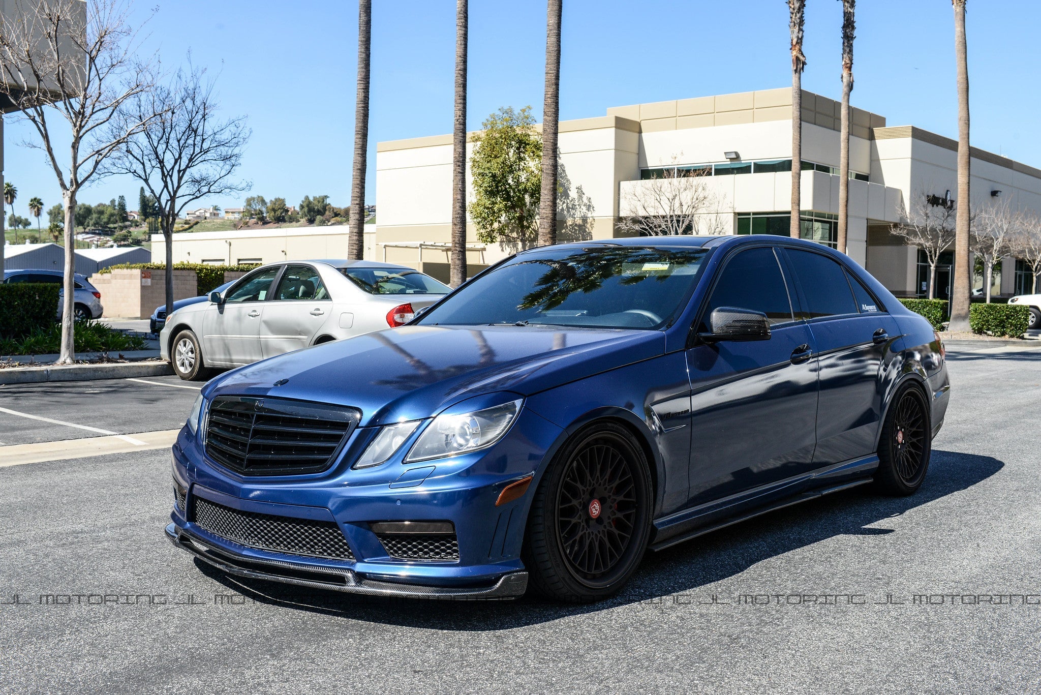 Mercedes Benz W212 E63 AMG Carbon Fiber Front Lip - JL Motoring