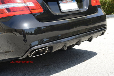 Mercedes Benz W212 E63 AMG Carbon Fiber Rear Diffuser - JL Motoring