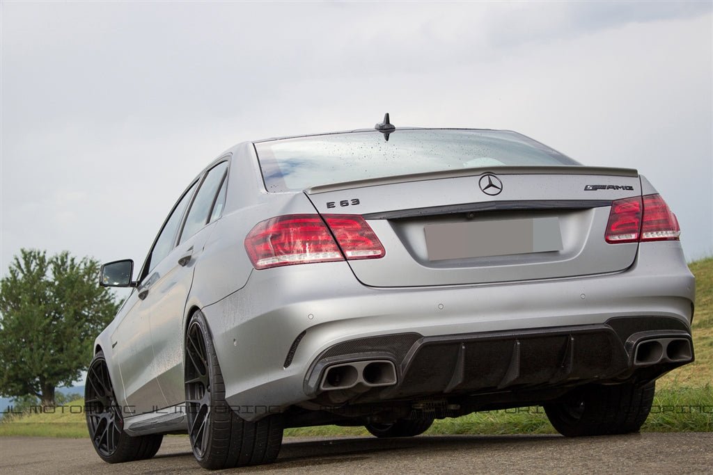 Mercedes Benz W212 E63S AMG Carbon Fiber Rear Diffuser - JL Motoring