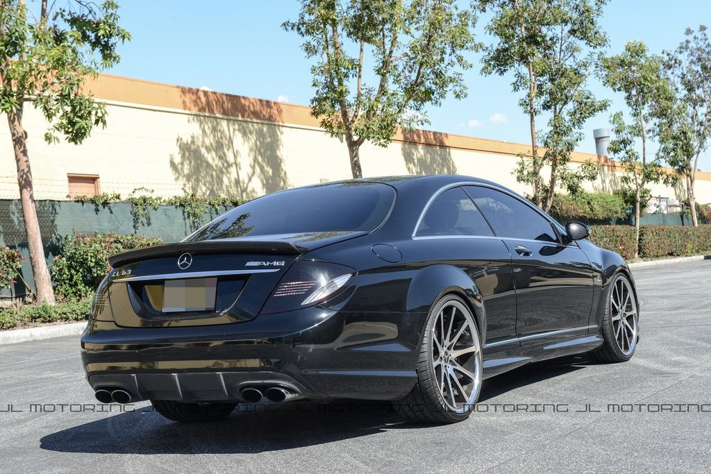 Mercedes Benz W216 CL 63 65 AMG Carbon Fiber Trunk Spoiler - JL Motoring