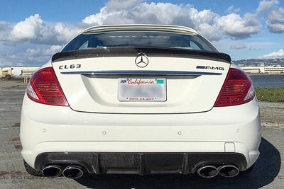 Mercedes Benz W216 CL63 CL65 AMG Carbon Fiber Rear Diffuser - JL Motoring