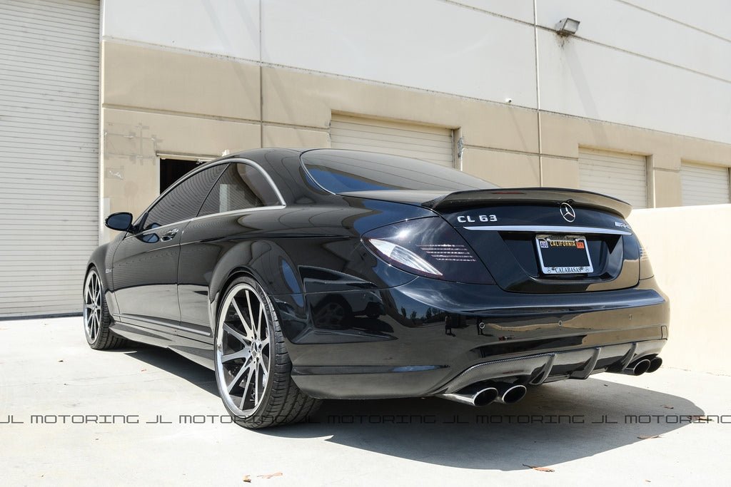 Mercedes Benz W216 CL63 CL65 AMG Carbon Fiber Rear Diffuser - JL Motoring