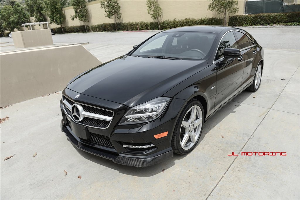 Mercedes Benz W218 CLS 550 Carbon Fiber Front Spoiler - JL Motoring