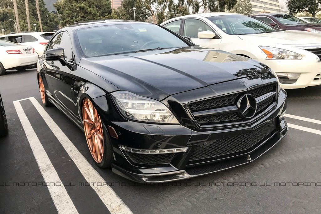 Mercedes Benz W218 CLS 63 AMG Carbon Fiber Front Lip - JL Motoring