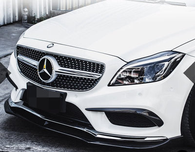 Mercedes Benz W218 Facelift CLS 550 Carbon Fiber Front Spoiler - JL Motoring