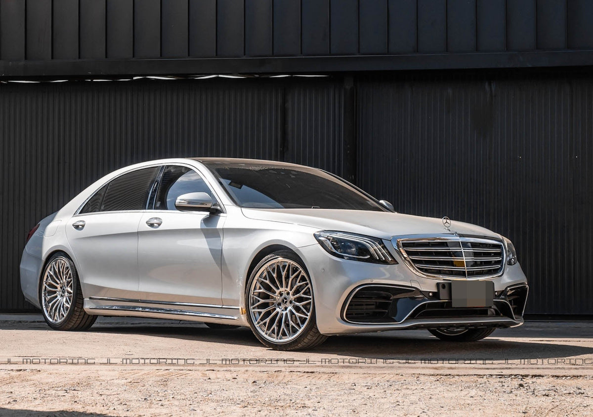 Mercedes Benz W222 Facelift LCI S63 AMG Style Front Bumper - JL Motoring