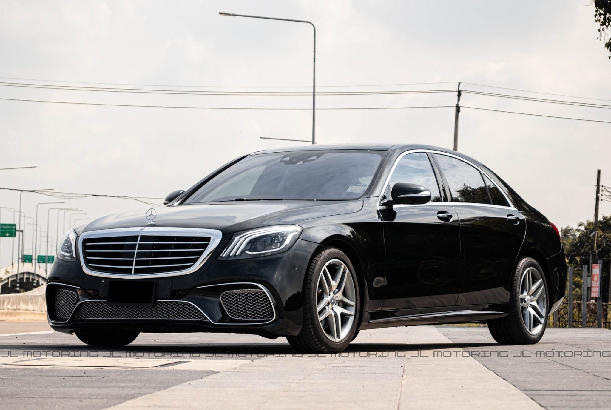 Mercedes Benz W222 Facelift LCI S65 AMG Style Front Bumper - JL Motoring
