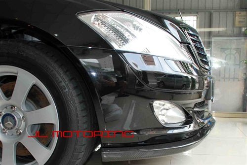 Mercedes W221 S Class Carbon Fiber Front Lip | JL Motoring