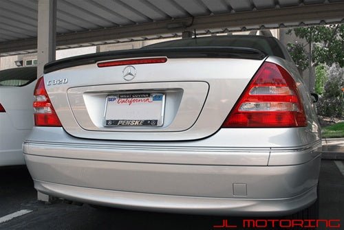 Mercedes W203 C Class AMG Style Trunk Spoiler - Carbon Fiber - JL Motoring
