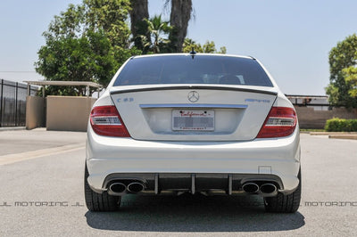 Mercedes W204 C Class AMG Style Carbon Fiber Trunk Spoiler - JL Motoring