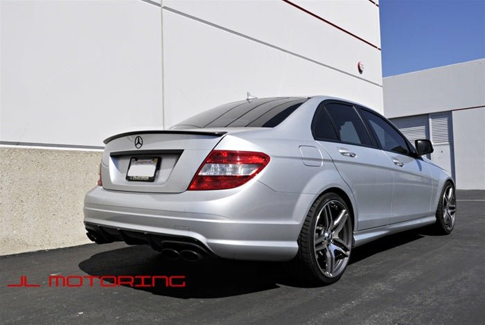 Mercedes W204 C Class AMG Style Carbon Fiber Trunk Spoiler - JL Motoring