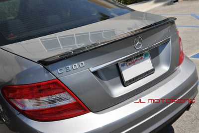Mercedes W204 C Class AMG Style Carbon Fiber Trunk Spoiler - JL Motoring