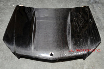 Mercedes W204 C63 Style Carbon Fiber Hood - JL Motoring