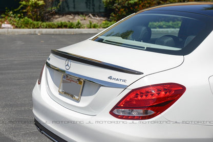 Mercedes W205 C Class AMG Style Carbon Fiber Trunk Spoiler - JL Motoring