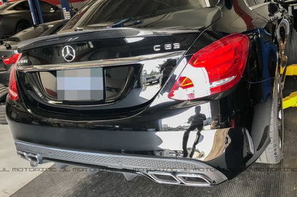 Mercedes W205 C Class GTX Carbon Fiber Trunk Spoiler - JL Motoring