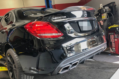 Mercedes W205 C Class GTX Carbon Fiber Trunk Spoiler - JL Motoring