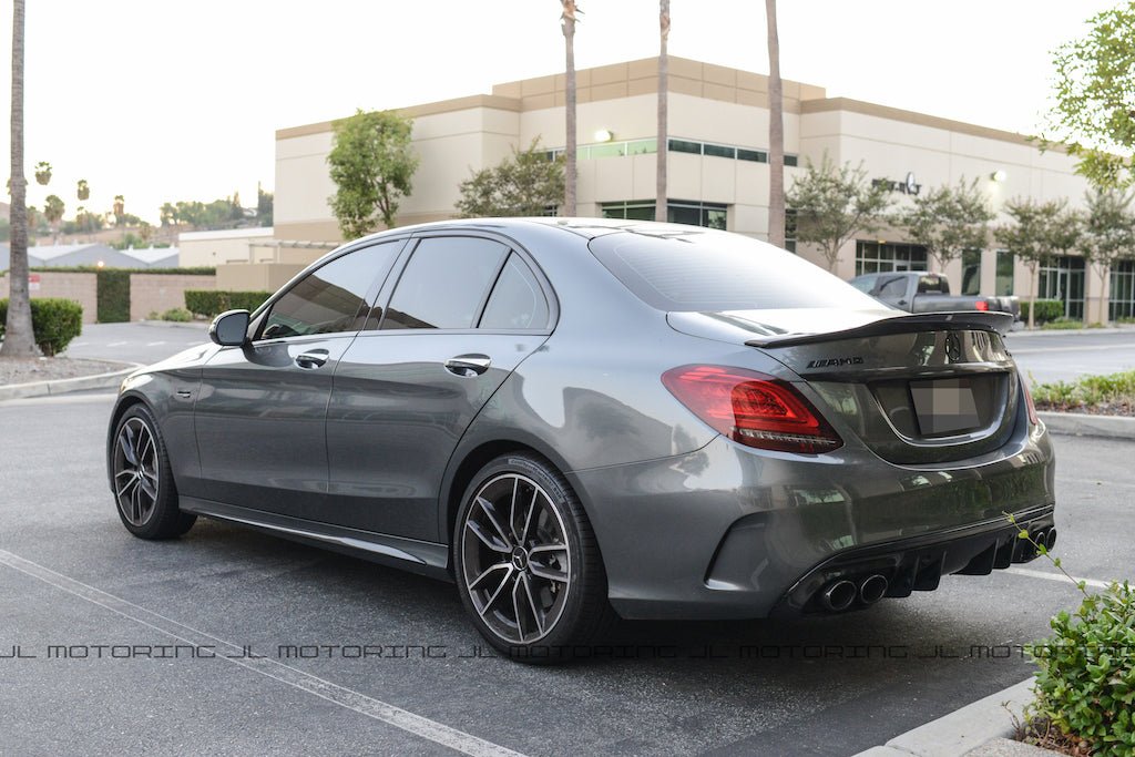 Mercedes W205 C Class GTX Carbon Fiber Trunk Spoiler - JL Motoring