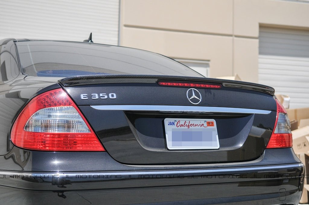 Mercedes W211 E Class AMG Style Carbon Fiber Trunk Spoiler - JL Motoring