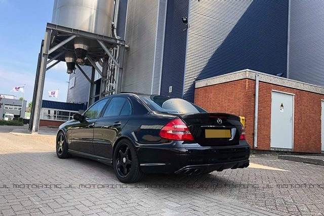 Mercedes W211 E Class Carlsson Style Carbon Fiber Trunk Spoiler - JL Motoring