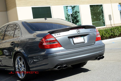 Mercedes W211 E Class Carlsson Style Carbon Fiber Trunk Spoiler - JL Motoring