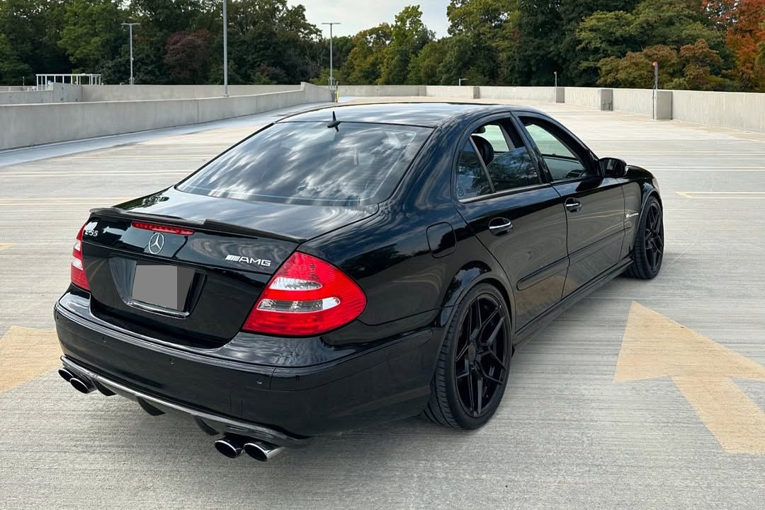 Mercedes W211 E Class DTM Carbon Fiber Trunk Spoiler - JL Motoring