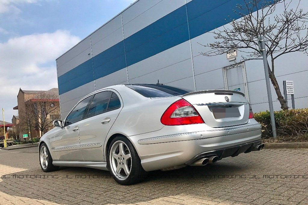 Mercedes W211 E55 AMG Carbon Fiber Rear Diffuser - JL Motoring