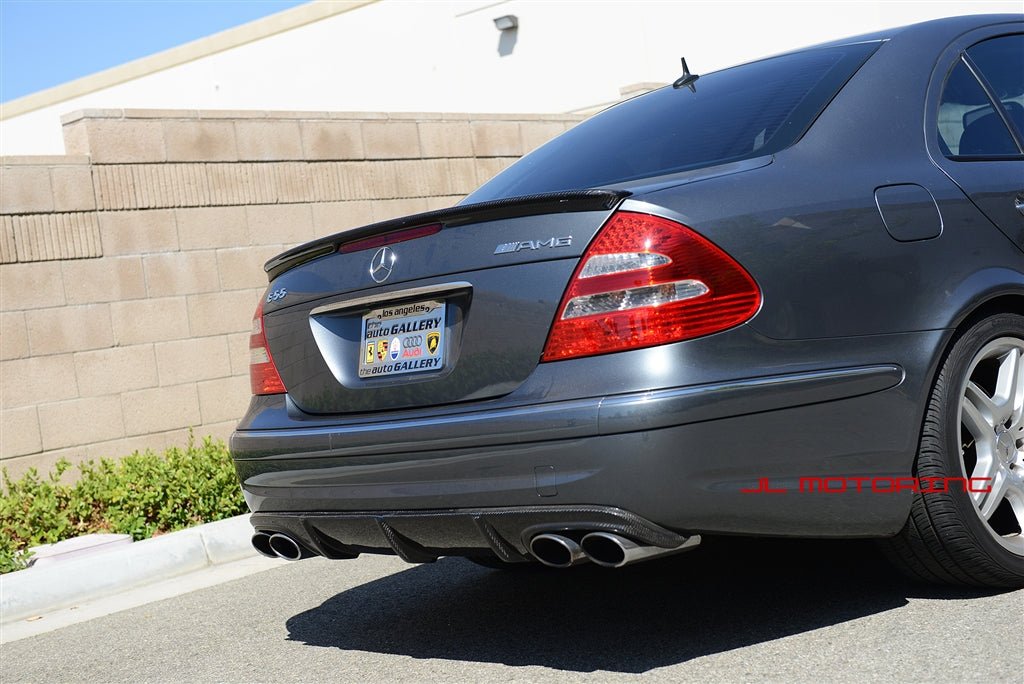 Mercedes W211 E55 AMG Carbon Fiber Rear Diffuser - JL Motoring