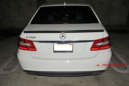 Mercedes W212 E Class E63 AMG Style Carbon Fiber Trunk Spoiler - JL Motoring